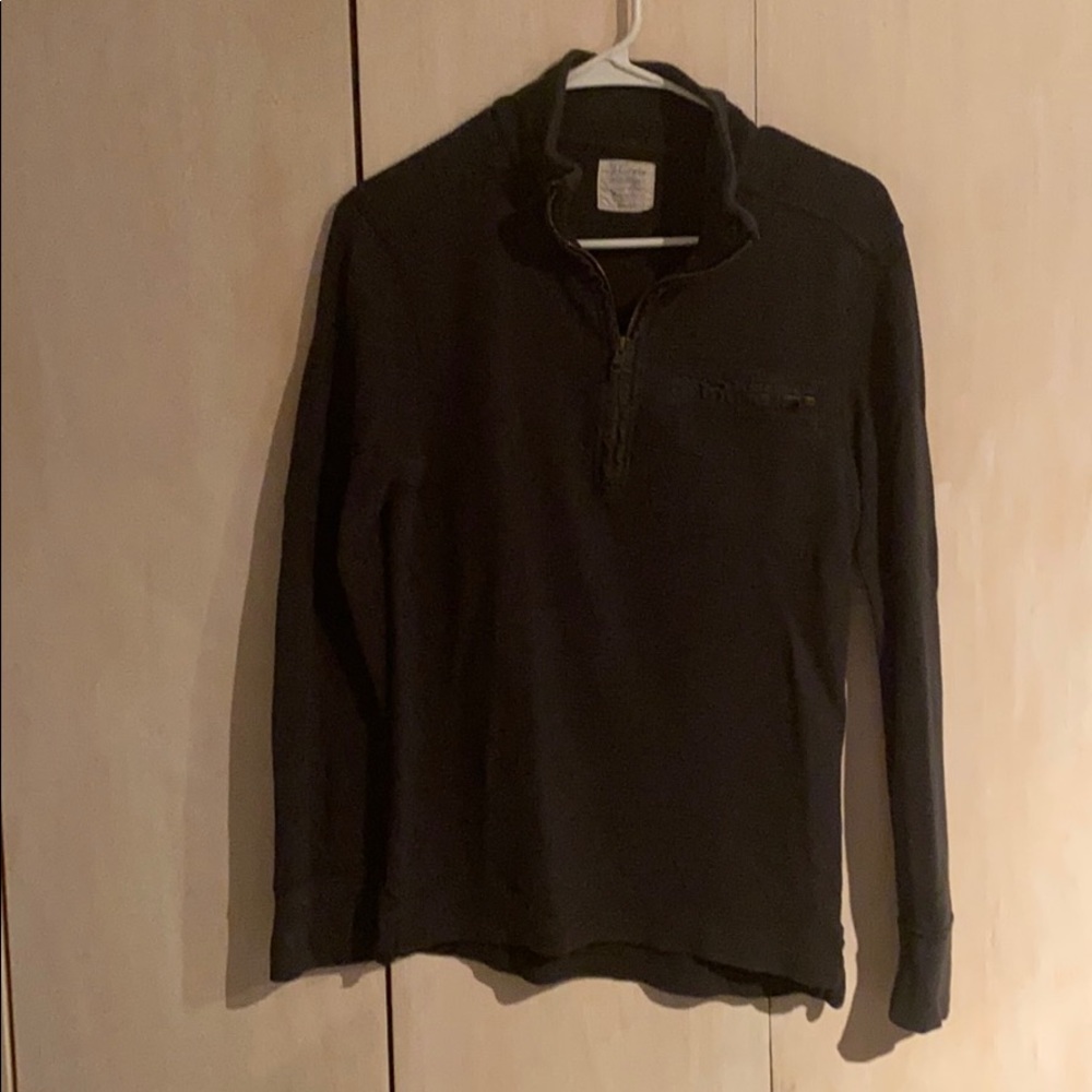 J crew waffle knit quarter zip